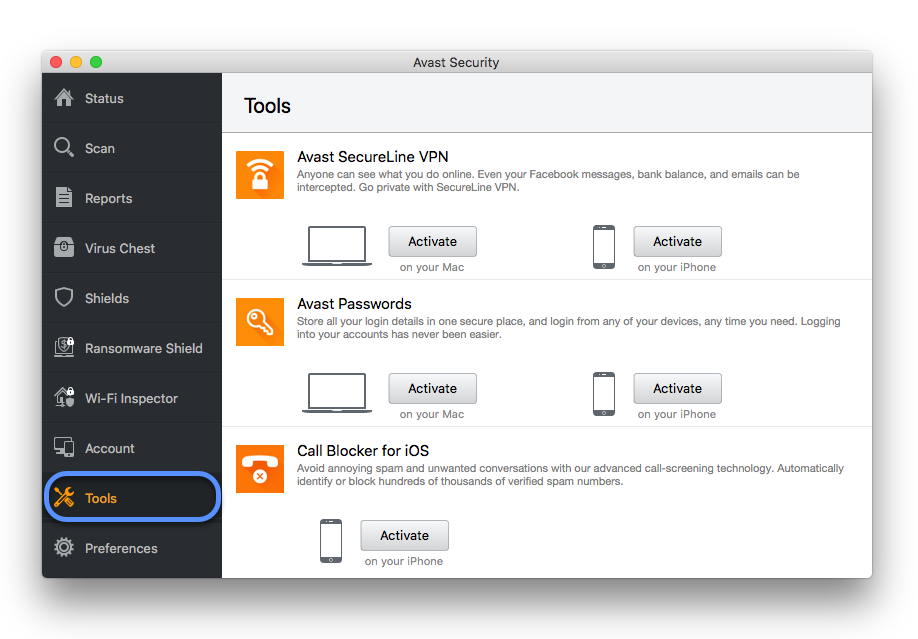 avast passwords chrome extension for mac